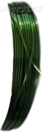 C-0070 Koperdraad 4 meter Groen 0,8mm 1 rol