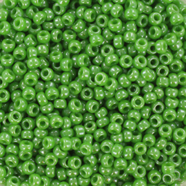 MR-11085 Miyuki Rocailles opaque luster green (11-431) 11/0 ±15 gram