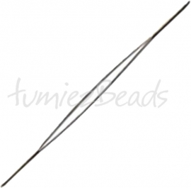 G-0018 Rijgnaald groot oog (Big eye needle) Stainless steel 75mmx0,63mmx0,3mm 1 stuks