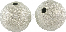 02523 Stardust kraal Zilverkleurig 6mm 15 stuks