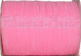 ORG-014 Organzabänd Pink 6mm 7 meter