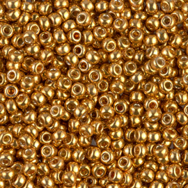MR-08034 Miyuki Rocailles duracoat galvanized yellow gold (8-4203) 8/0 ±10 gram