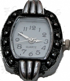 01975 Uhr Antiksilber 28mmx23mm