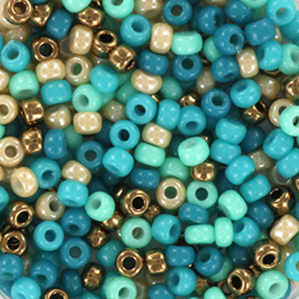 MR-08081 Miyuki Rocailles blue beach (8-mix31) 8/0 ±10 gram