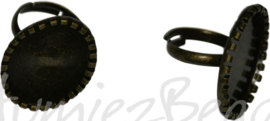 04374 Vingerring Antiek brons 1 stuks