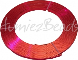 A-5012 Aluminumdraht plat Orange 5mm 10 meter