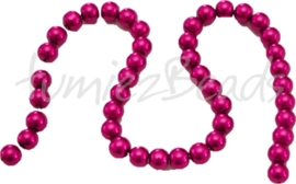 03625 Glasperle strang (±40cm) Pink 10mm 1 strang