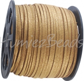 V-0060 Veloursband Goldfarbe 1 meter