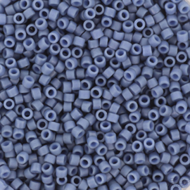 MD-11128 Miyuki Delica's opaque matte steel blue (DB-2408) 11/0 ±3 gram