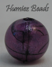 02450 Acryl perle rund Violett 10mm 20 stück