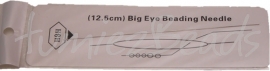 G-0015 Rijgnaald groot oog (Big eye needle) Stainless steel 125mmx0,3mm 1 stuks