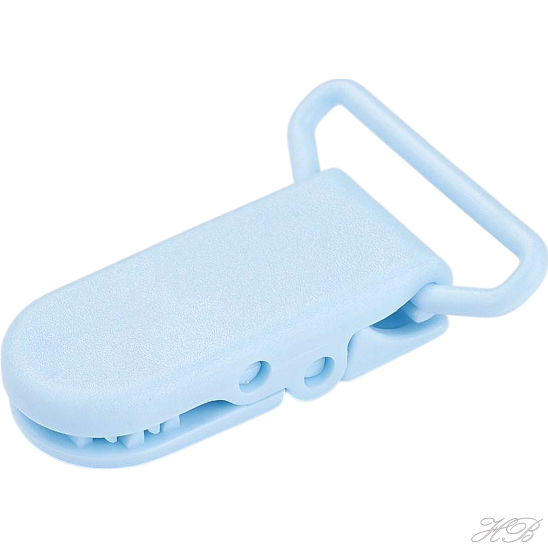 05619 Speenclip plastic Pale Turquoise   43x31x9mm 2 stuks