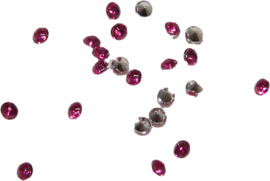 01466 Plaksteen Similisteen acryl Fuchsia 2mm 25 stuks