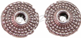 02901 Spacer fijntjes Antiek zilver (Nikkelvrij) 3mmx8mm 15 stuks