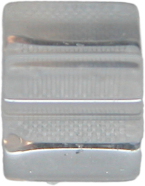 01848 Glasperle kubus Transparent 8mm 1 strang (±30cm)