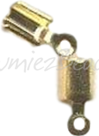 04094 Veterklem Goudkleurig (Nikkelvrij) 8mmx3mm ±16 stuks