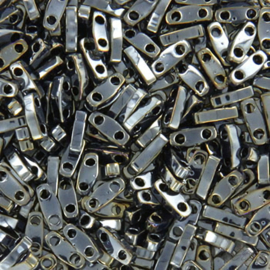 MT-01209 Miyuki Kwart tila Opaque light gunmetal (QTL-464) 1,2x5mm ±3 gram