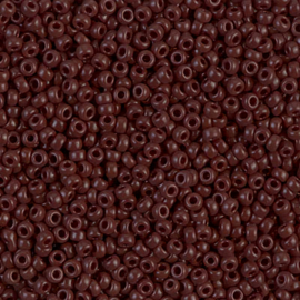 MR-11015 Miyuki Rocailles opaque chocolate (11-409) 11/0 ±15 gram