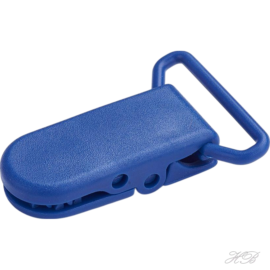 05621 Speenclip plastic Blue   43x31x9mm 2 stuks