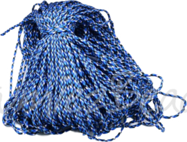 PARA-4018 Paracord Blau-weiß-Schwarz 4mm 6 meter