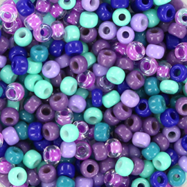MR-08078 Miyuki Rocailles purple mint (8-mix118) 8/0 ±10 gram