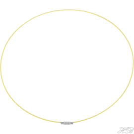 SP-0036 Spang met draaislot Yellow 45cm 1 stuks