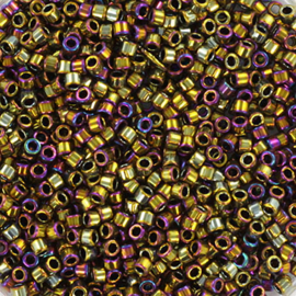 MD-11104 Miyuki Delica's metallic iris golden olive (DB-29) 11/0 ±2 gram
