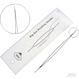 G-0036 Rijgnaald groot oog (Big eye needle) Stainless steel 57mmx0,3mm 1 stuks