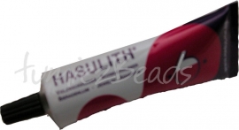 L-0002 Sieradenlijm Hasulith Roze tube Transparant 1 stuks