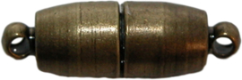 01614 Sterke Magnetische verschluss Bronzefarbe 13mmx6mm 3 stück