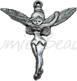 00147 Bedel Tinkerbell staand Antiek zilver