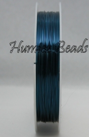 C-0027 Koperdraad  Blauw 0,5mm ±9 meter