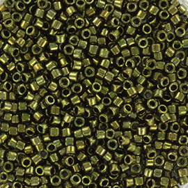 MD-11102 Miyuki Delica's metallic olive (DB-11) 11/0 ±2 gram
