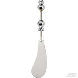 Bestek-0007 Bestek Botermes Metaalkleurig 201 stainless steel 155x26,5x15mm; pin 3mm 1 stuks