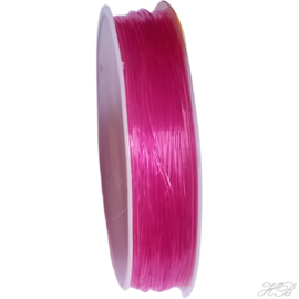 E-0837 Elastiek  Fuchsia 0,8mm ±9 Meter