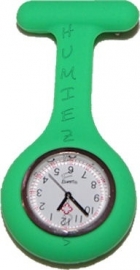 03542 Zusterhorloge siliconen Groen 90mmx40mmx9mm 1 stuks