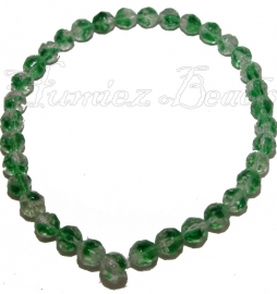 02013 Glaskraal streng (±30cm) Groen 10mmx9,5mm 1 stuks