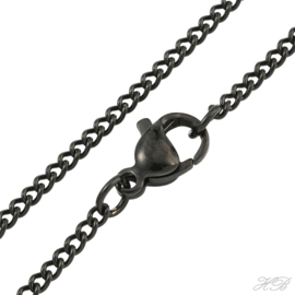 K-0013 Ketting  Zwart 600x1,5x0,5mm 1 stuks