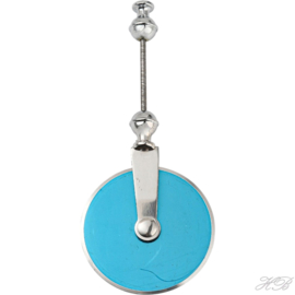 Bestek-0009 Bestek Pizzames Metaalkleurig 201 stainless steel 162x68x15mm; in 3mm 1 stuks