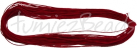 E-0045 Elastiek Rood 1mm ±22 meter