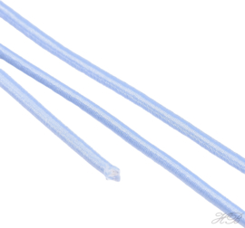 E-0019 Elastiek  Licht blauw 3mm ±5 Meter