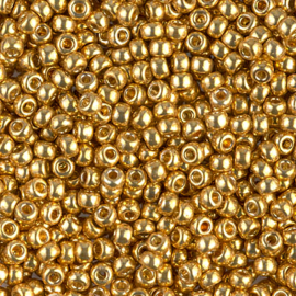 MR-08033 Miyuki Rocailles duracoat galvanized gold (8-4202) 8/0 ±10 gram