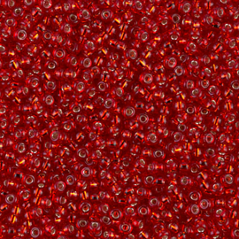 MR-11003 Miyuki Rocailles silverlined ruby (11-11) 11/0 ±15 gram