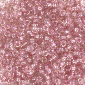 MR-11146 Miyuki Rocailles fancy lined soft pink (11-3639) 11/0 ±15 gram