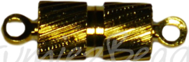 04110 Magneetslot Goudkleurig (Nikkelvrij) 14mmx4mm  1 stuks