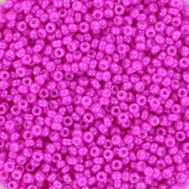 MR-15048 Miyuki Rocailles opaque dyed magenta (15-4751) 15/0 ±6 gram