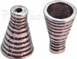 02585 Käppchen schraube Antiksilber (Nickelfrei) 16mmx10mm 4 stück