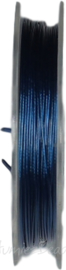 S-0004 Stahldraht​ 10 meter Blau 0,45mm