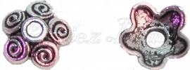 01071 Käppchen curl Antiksilber (Nickelfrei) 3mmx10mm 12 stück