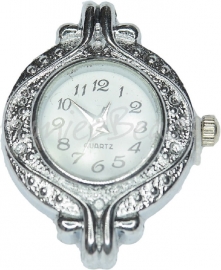 01086 Horloge Antiek zilver 1 stuks